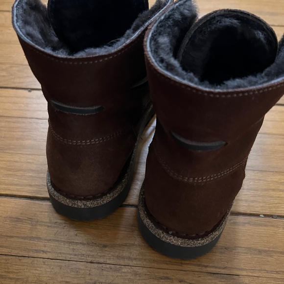 BIRKENSTOCK NWOT Bakki Suede Shoes Ankle Boots Women's Warm Sherling 36 5.5 - Picture 6 of 10